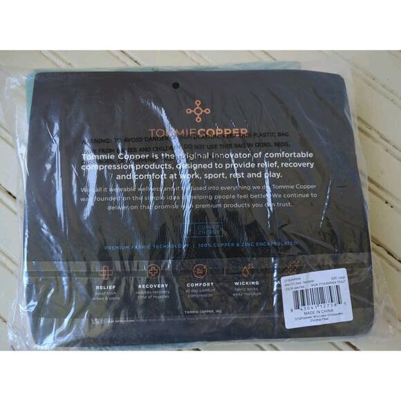 TOMMIE COPPER Compression Over-the-Calf Socks Gray/Jade Green (4) Pack Large NWT - Picture 7 of 7